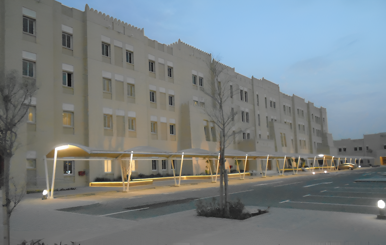 Officer's Buildings at Barzan Camp
