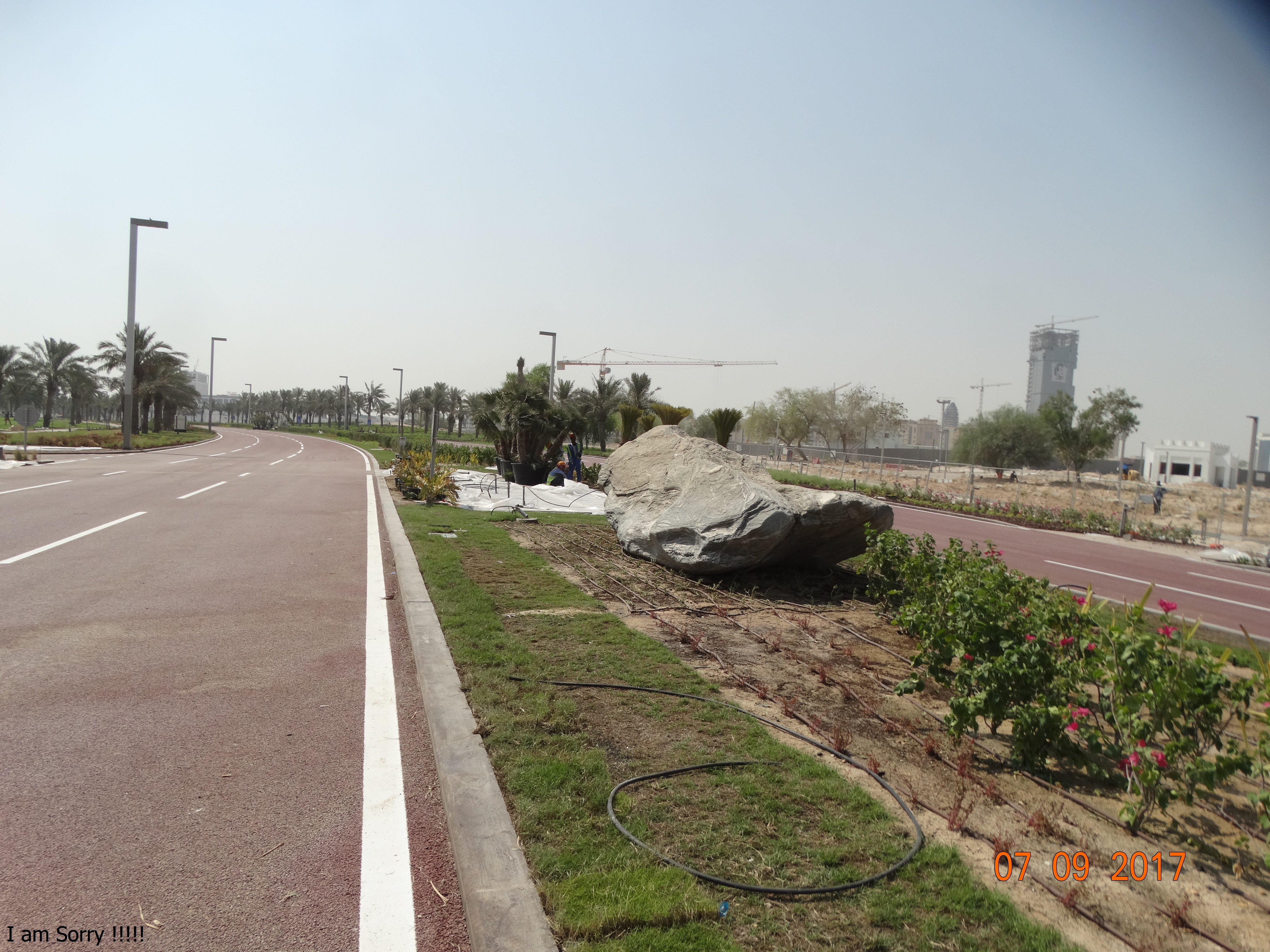 Red Asphalt Road